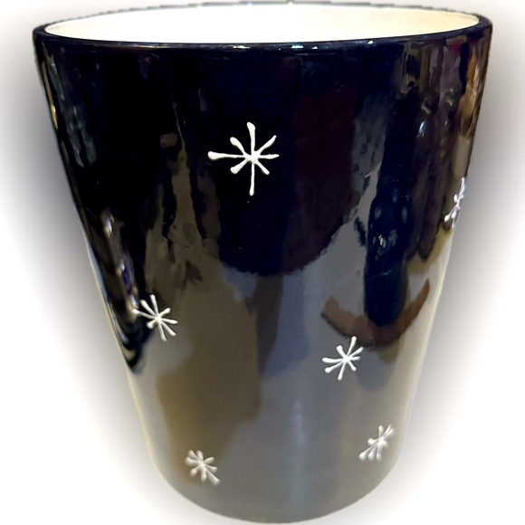 NEW VTG RARE CIC CERAMIC SANTA CLAUS APOTHECARY TRASH WAIST BASKET PUNCH BOWL - Picture 2 of 9